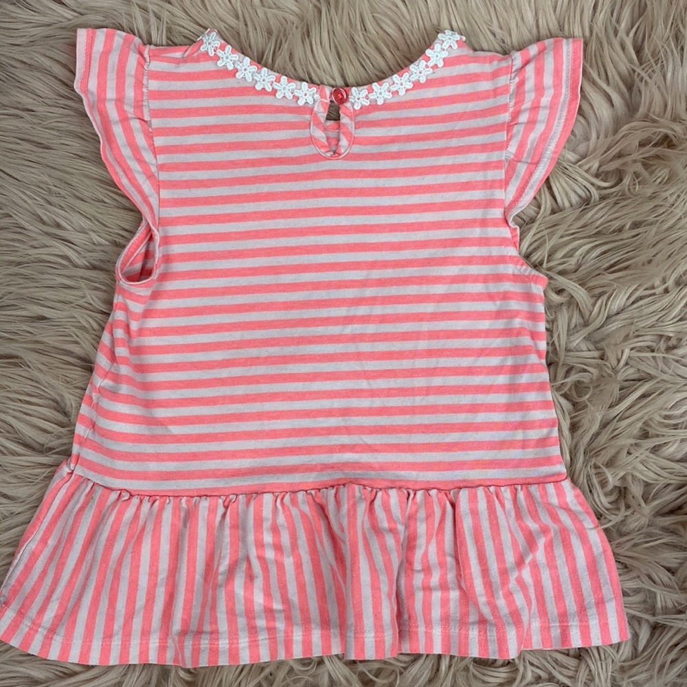 Striped Floral Tee - Picture 4 of 4
